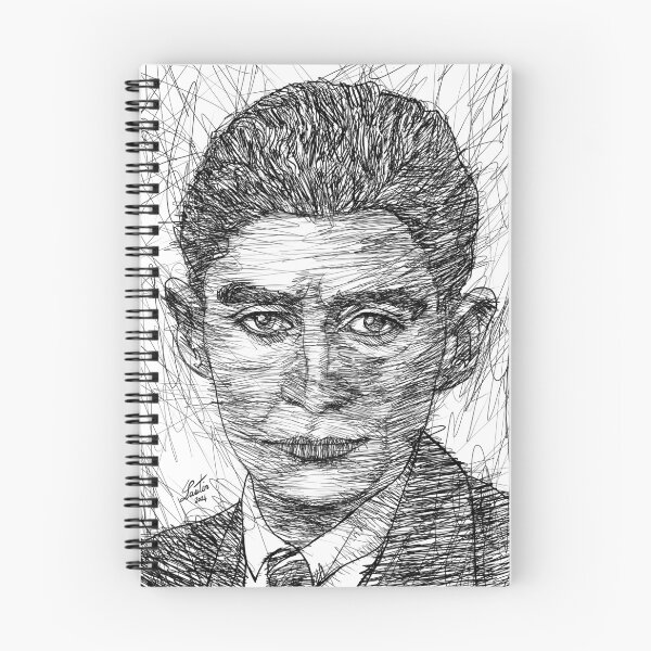 Item preview, FRANZ KAFKA ink portrait .1 designed and sold by lautir.