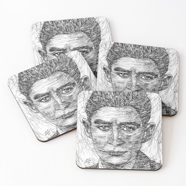 Item preview, FRANZ KAFKA ink portrait .1 designed and sold by lautir.