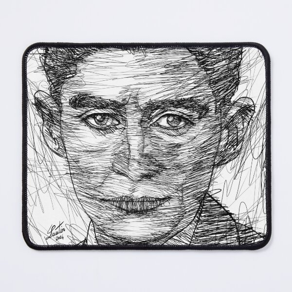 Item preview, FRANZ KAFKA ink portrait .1 designed and sold by lautir.