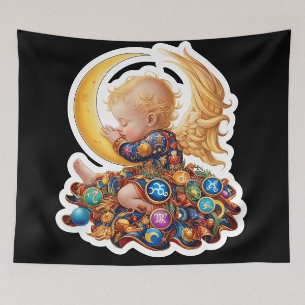 Item preview, Adorable Lunar Astrology Cosmic  Baby  designed and sold by Mudastro Astrology.