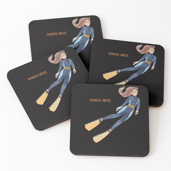 Item preview, woman-diver designed and sold by doniaabraham.