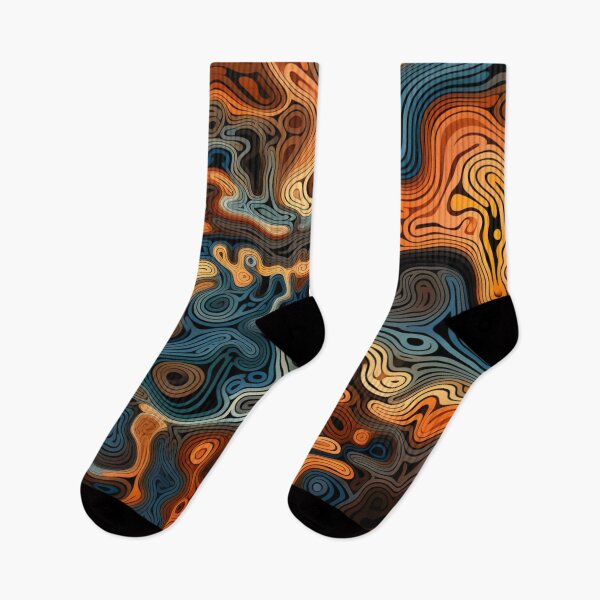 Item preview, Aboriginal Inspired Dot Art - Waterways designed and sold by GrinGalore.