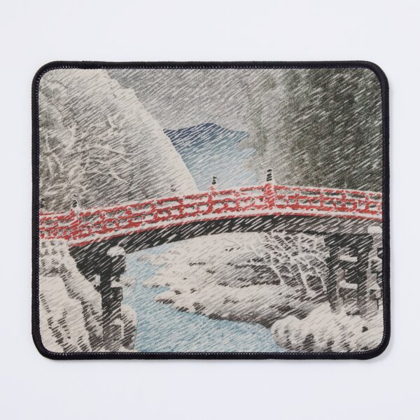 Item preview, Shinkyo, Sacred Bridge in Nikko by Kawase Hasui Ukiyo-e Japanese Art designed and sold by tjj68.