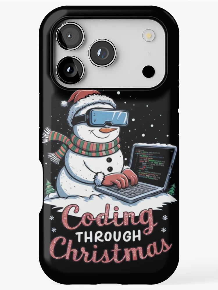 Thumbnail 1 of 4, iPhone Case, Coding Through Christmas designed and sold by CosmicFreedom9.