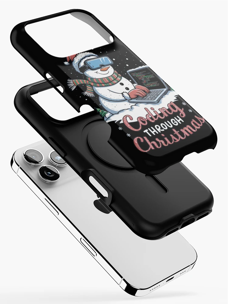 Thumbnail 2 of 4, iPhone Case, Coding Through Christmas designed and sold by CosmicFreedom9.