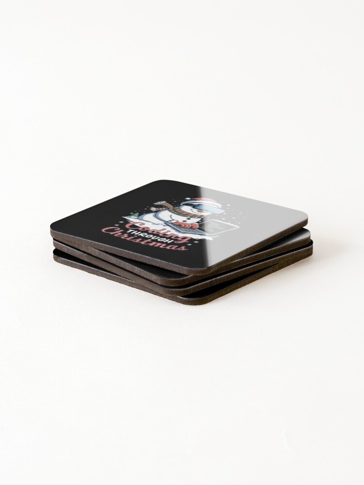 Thumbnail 4 of 5, Coasters (Set of 4), Coding Through Christmas designed and sold by CosmicFreedom9.