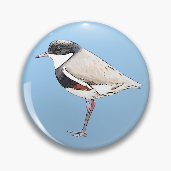 Item preview, Red-kneed Dotterel Black Alternate Design  designed and sold by designsasstultd.
