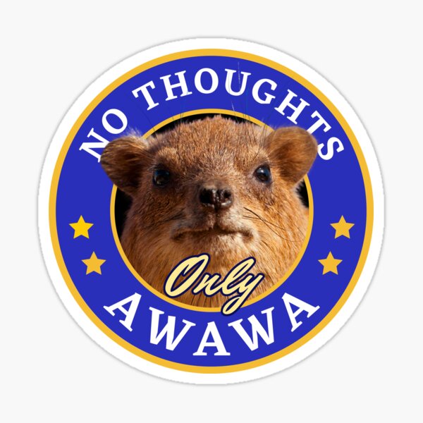 Item preview, No Thoughts Only AWAWA designed and sold by TopShelfTees9.