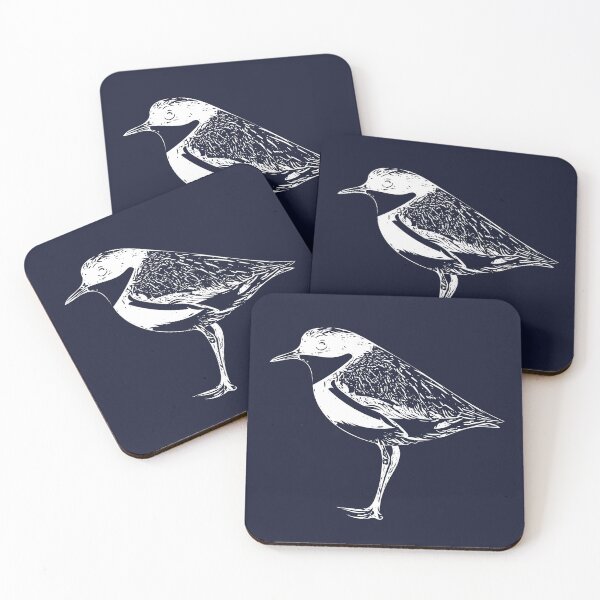 Item preview, Red-kneed Dotterel White Design  designed and sold by designsasstultd.