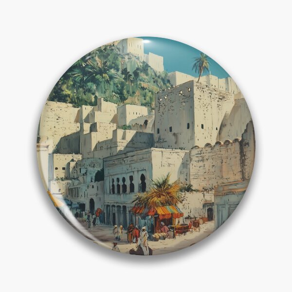 Artikelvorschau, Meknes Marokko Reiseplakat 1930er Jahre entworfen und verkauft von FleurFrench.