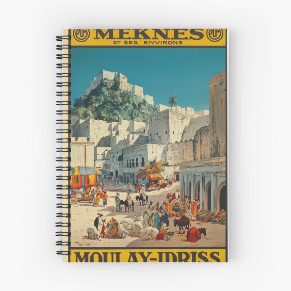 Artikelvorschau, Meknes Marokko Reiseplakat 1930er Jahre entworfen und verkauft von FleurFrench.