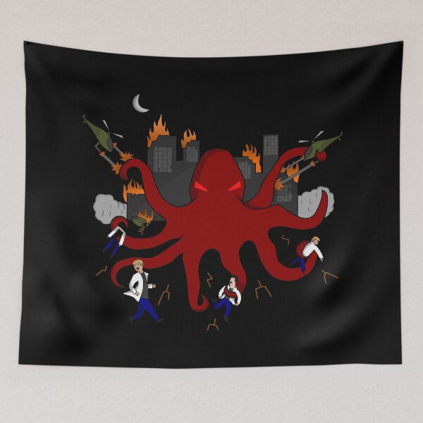Item preview, The Mutant Octopus Attacks designed and sold by TheMutantPencil.