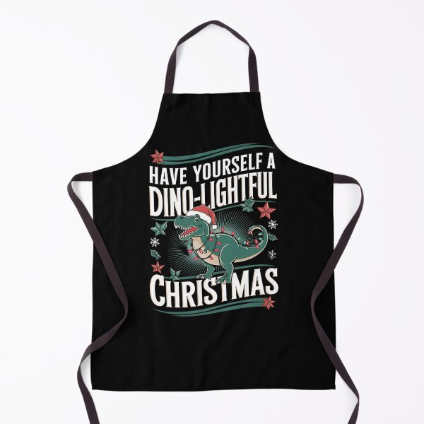 Item preview, Have Yourself a Dino-lightful Christmas! Dinosaur Christmas Pun designed and sold by DomTeesHaven.