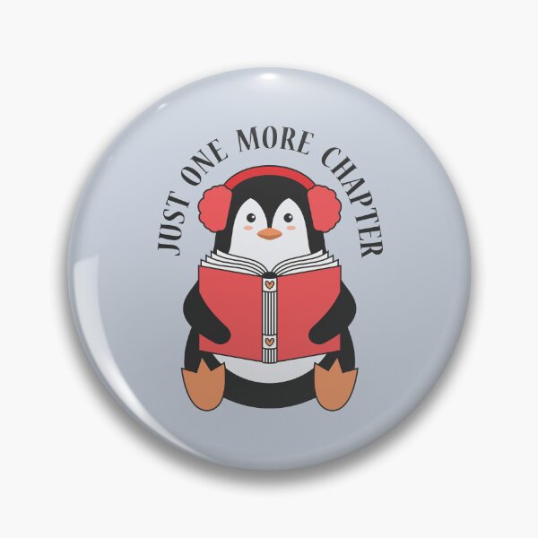 Item preview, Just One More Book Chapter Penguin designed and sold by everinseason.