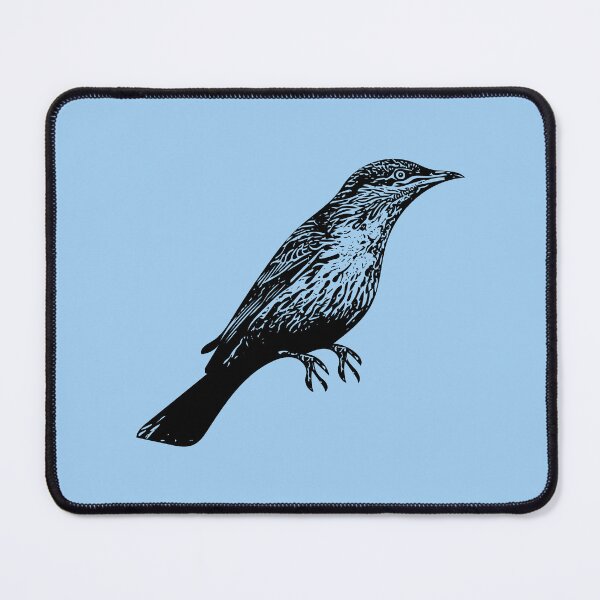 Item preview, Spiny-cheeked Honeyeater Black Design  designed and sold by designsasstultd.