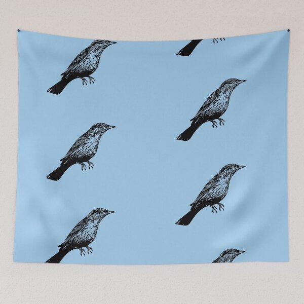 Item preview, Spiny-cheeked Honeyeater Black Design  designed and sold by designsasstultd.