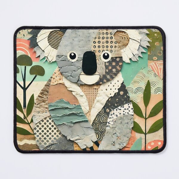 Item preview, Textured Patchwork Koala Artwork   designed and sold by Koalangel.