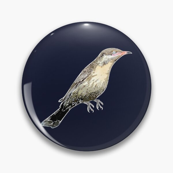 Item preview, Spiny-cheeked Honeyeater White Alternate Design  designed and sold by designsasstultd.