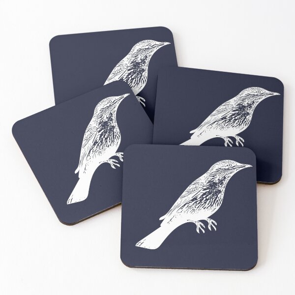 Item preview, Spiny-cheeked Honeyeater White Design  designed and sold by designsasstultd.