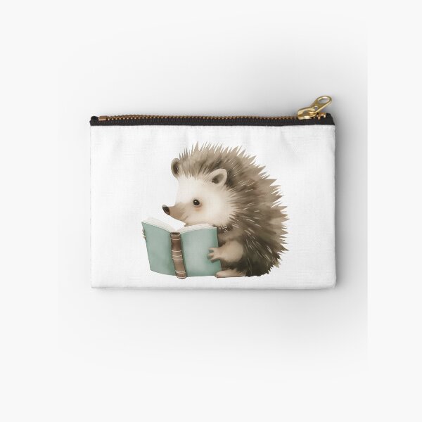 Item preview, Hedgehog reading a book designed and sold by xiao xuans.