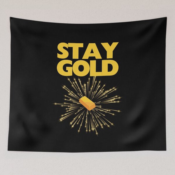 Artikelvorschau, Bleib Gold, Gold entworfen und verkauft von UNK-Fatigues.
