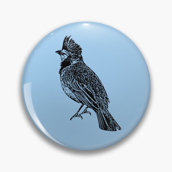 Item preview, Crested Bellbird Black Design  designed and sold by designsasstultd.