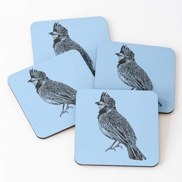 Item preview, Crested Bellbird Black Design  designed and sold by designsasstultd.