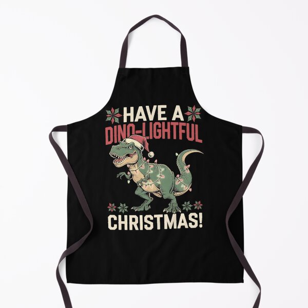 Item preview, Have a Dino-lightful Christmas! Dinosaur Christmas Pun designed and sold by DomTeesHaven.
