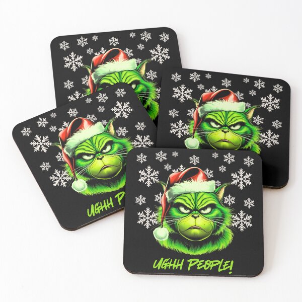 Item preview, Funny grouchy Christmas cat art/apparel designed and sold by Ehicks7.