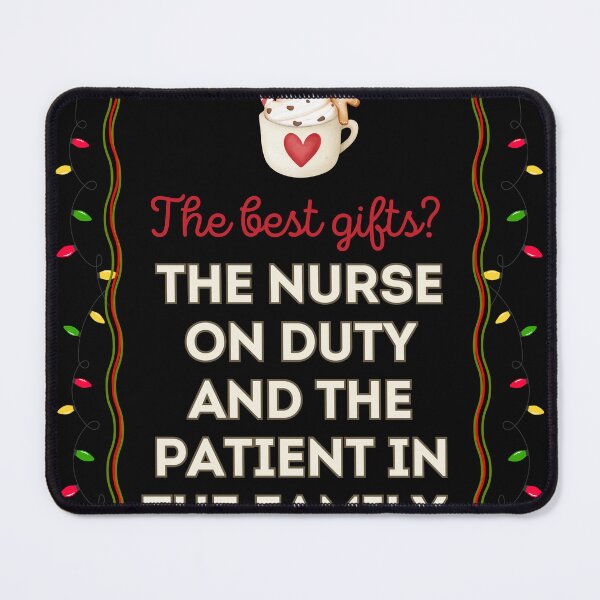 Item preview, The best gifts? The nurse on duty and the patient in the family. designed and sold by Dudiudi.