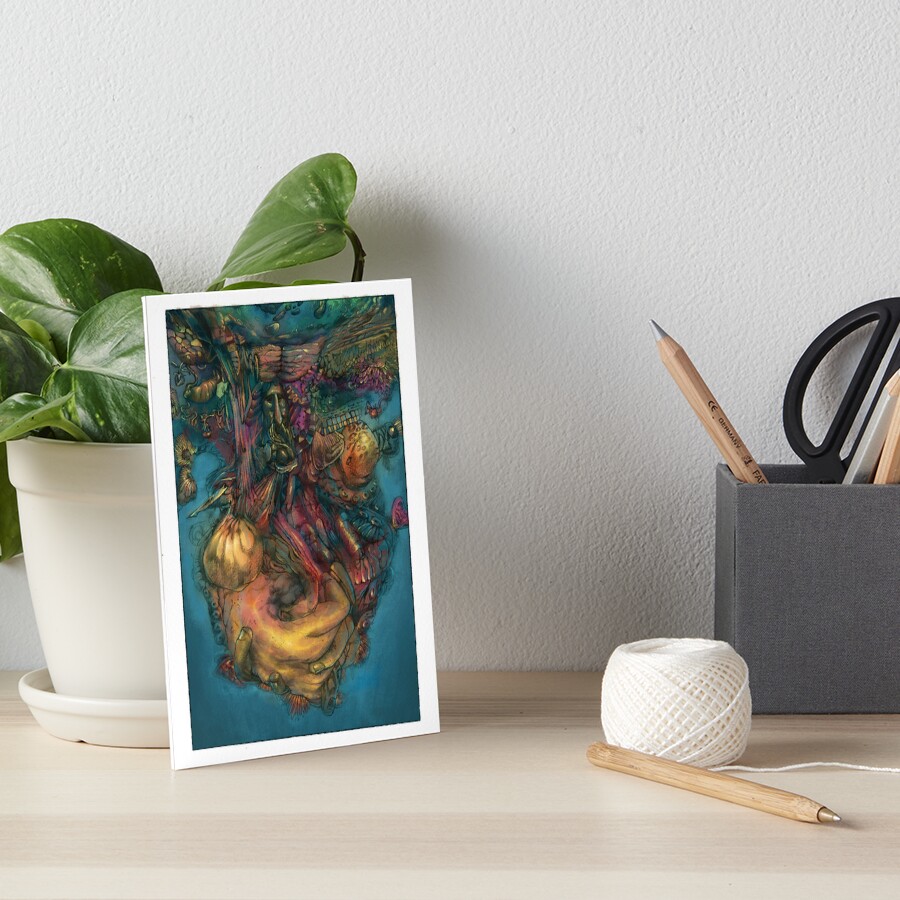 Item preview, Art Board Print designed and sold by ROHANBHATIAART.