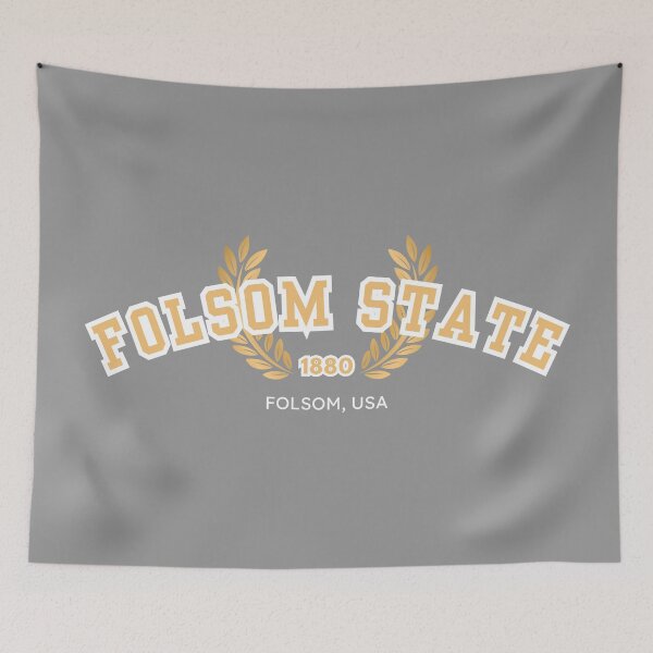 Item preview, Folsom State Prison University, Gold and White designed and sold by UNK-Fatigues.