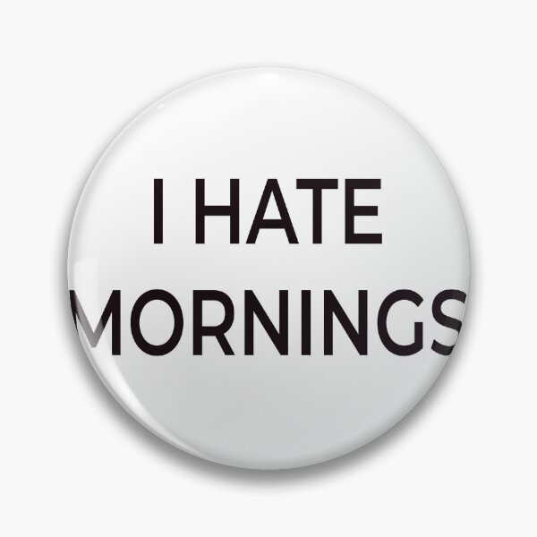 Item preview, I HATE MORNINGS - ken sato/ kenji sato mug designed and sold by Sumi's Doodle Store.