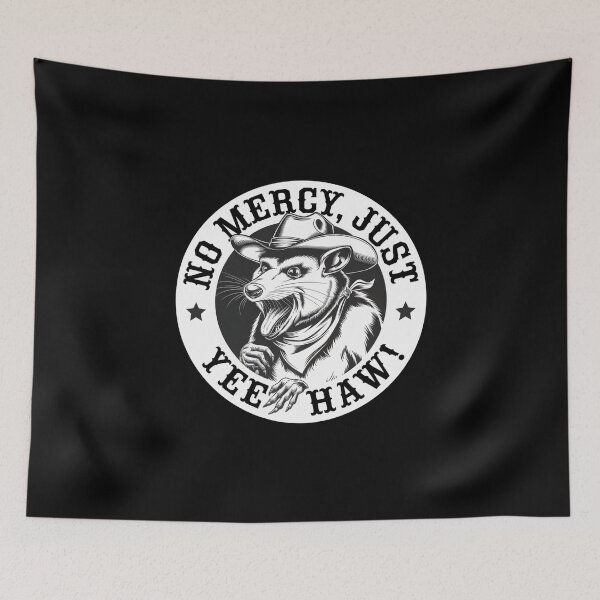 Item preview, Possum Cowboy - No Mercy, Just Yeehaw! designed and sold by GRABAPSHOP.