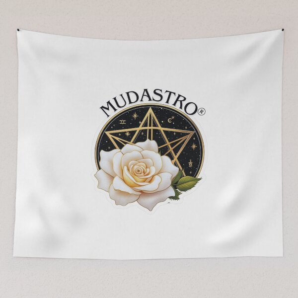 Item preview, Mudastro White Rose Star System Art designed and sold by Mudastro Astrology.