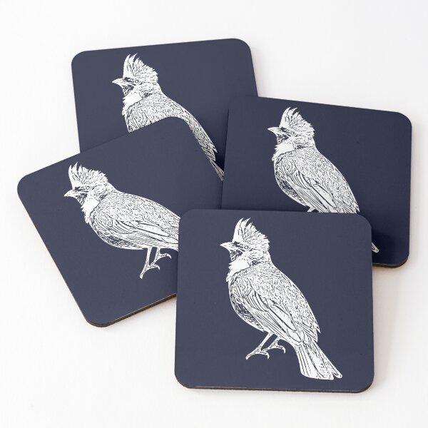 Item preview, Crested Bellbird White Design  designed and sold by designsasstultd.