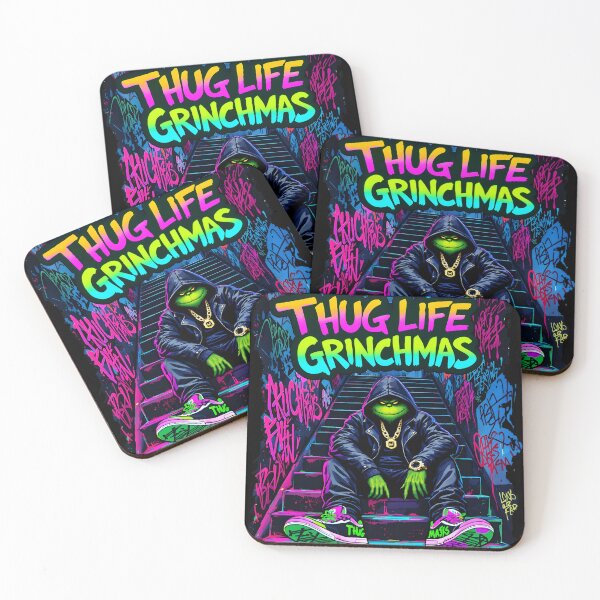 Item preview, Thug Life: Grinchmas designed and sold by AlphaTeez.