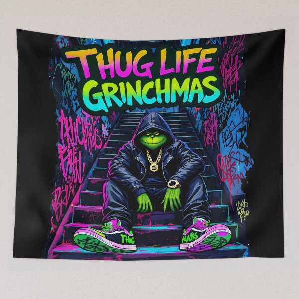 Item preview, Thug Life: Grinchmas designed and sold by AlphaTeez.