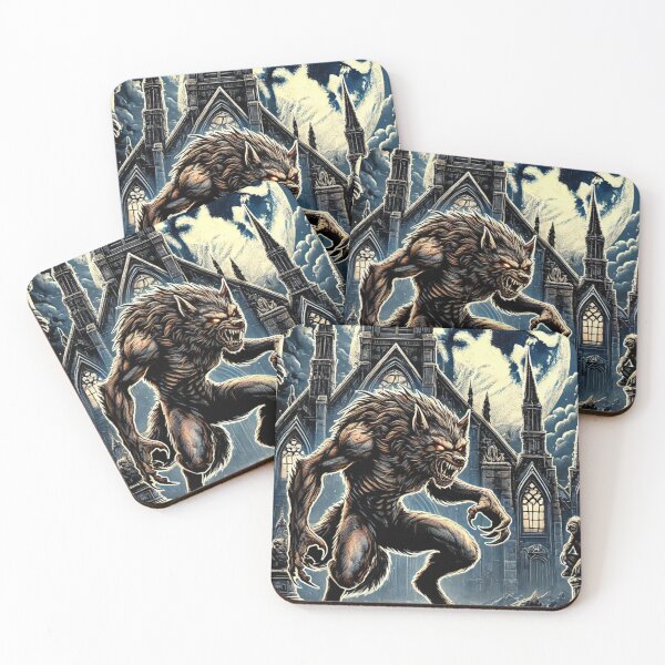 Item preview, The werewolf is looking for food designed and sold by Purpleflex.