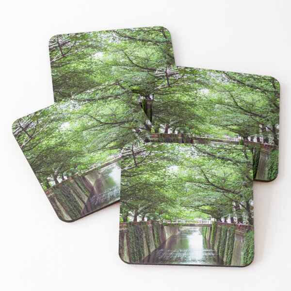 Item preview, Meguro River and Fresh Greenery in May designed and sold by JAPANESE FAVORITES.