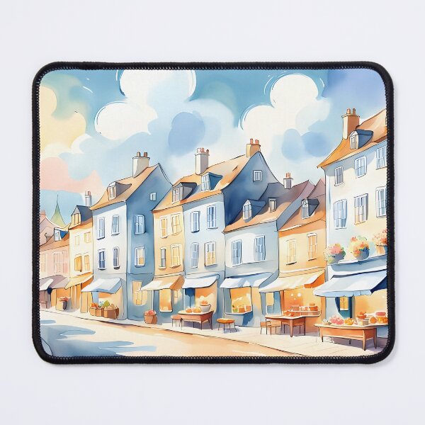 Item preview, The blue town designed and sold by ReverieTown.