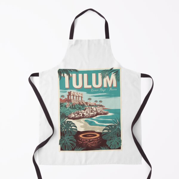 Item preview, Vintage Travel Poster Tulum Mexico – Retro Minimalist Design of the Riviera Maya designed and sold by pod24.