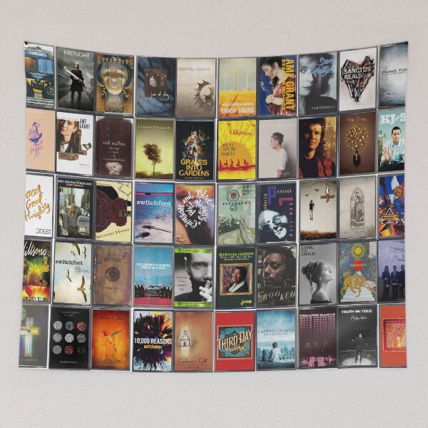 Item preview, Greatest Christian Music - Vintage Cassette Album Cover Art designed and sold by Mr Mustard Prints.