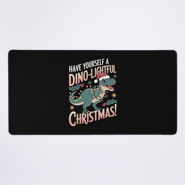 Item preview, Have Yourself a Dino-lightful Christmas! Dinosaur Christmas Pun designed and sold by DomTeesHaven.