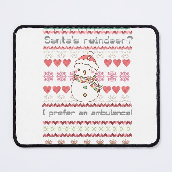 Item preview, Santa's reindeer? I prefer an ambulance! designed and sold by Dudiudi.