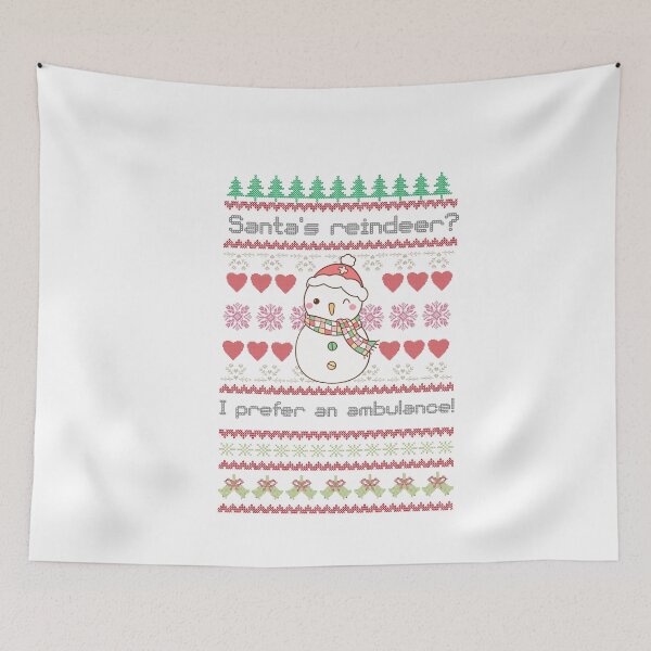 Item preview, Santa's reindeer? I prefer an ambulance! designed and sold by Dudiudi.