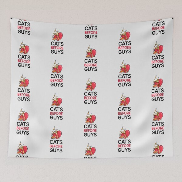Item preview, Cats Before Guys designed and sold by Fanverse Merchandise.