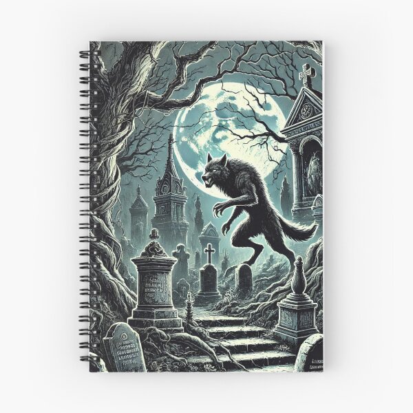 Item preview, Werewolf in the cemetery designed and sold by Purpleflex.