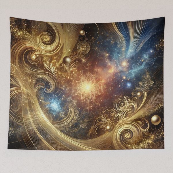 Item preview, Abstract Golden Artwork Style 1 designed and sold by Dream Bloom Gallery.