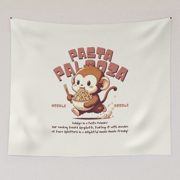 Item preview, Monkey savor spaghetti designed and sold by Peerless-Prime.